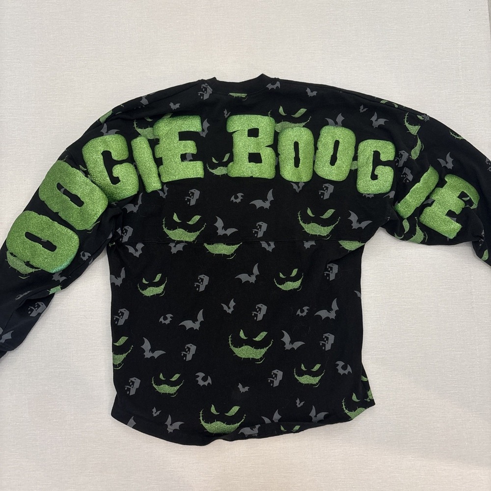 Disney Oogie Boogie Bash Frightfully Fun Halloween Spirit Jersey Sz XS